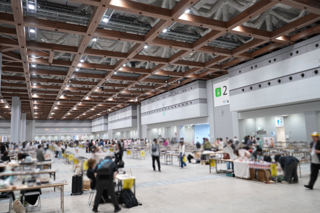 終了前の会場